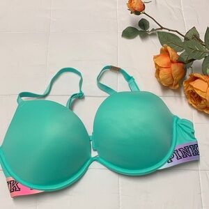 Turquoise Bra by PINK Victoria's Secret